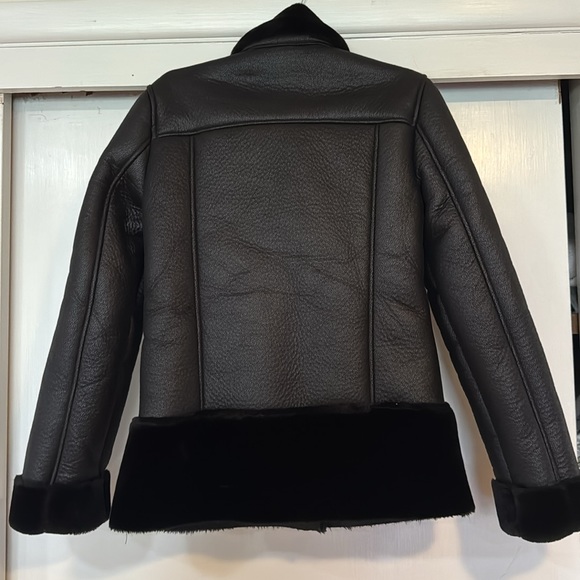 Miss Selfridge faux leather coat - Picture 2 of 4